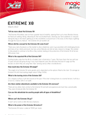 Magic Mobility Extreme X8 FAQ
