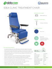 Malvestio Idea Treatment Chair Flyer