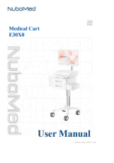 NuboMed E3000 Height Adjustable Cart User Manual