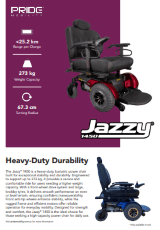 Pride Jazzy 1450 Flyer