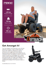 Pride Outback 4x4 Electric Wheelchair Flyer