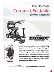 Pride Quest Folding Scooter Flyer