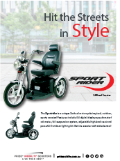Pride Sportrider Scooter Flyer