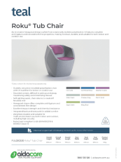 Teal Roku Tub Chair Flyer