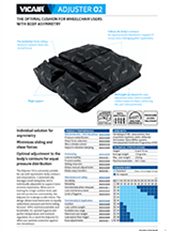 Vicair O2 Cushion Range Brochure