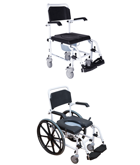 Aspire Aluminium Shower Commode