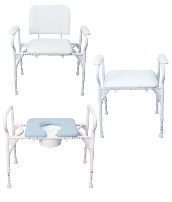 Aspire MAXI Adjustable Shower Chair | Stool | Over Toilet Aid