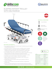 Malvestio Elektra Patient Trolley With Deltadrive Flyer