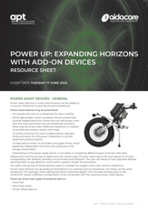 APT - Power Up Resource Sheet 2025 